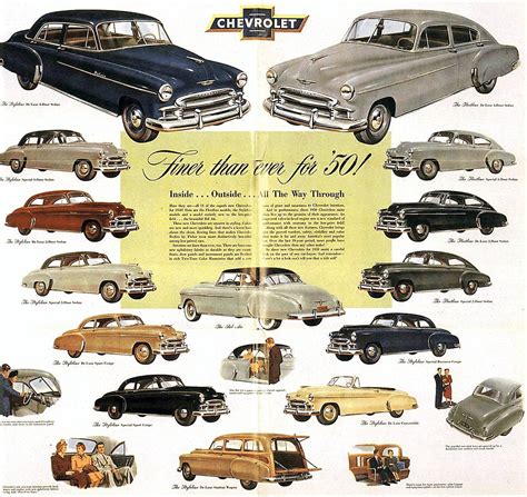 1950 Chevrolet Brochure The Old Car Manual Project
