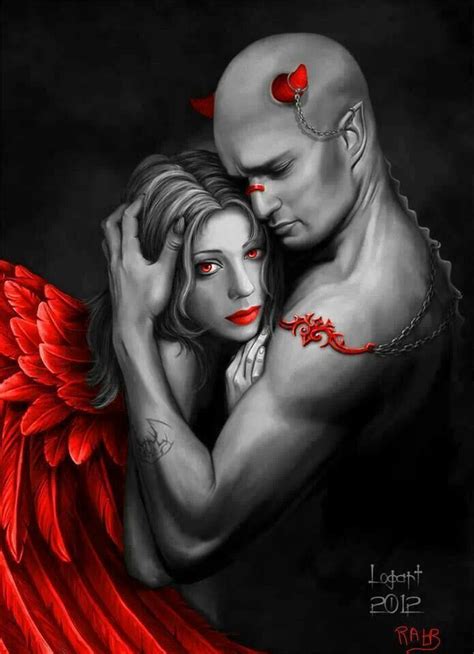 Dark Fantasy Art Dark Fantasy Art Angels And Demons Angel And Devil