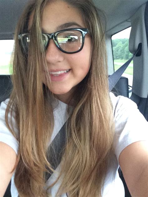 Blonde With Nerdy Glasses