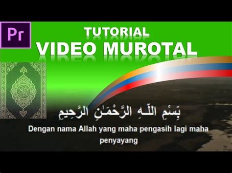 Check out the mixkit license for more information. Cara Membuat Video Murotal di Adobe Premiere Pro - YouTube