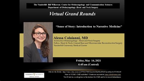 Grand Rounds Sense Of Story Introduction To Narrative Medicine