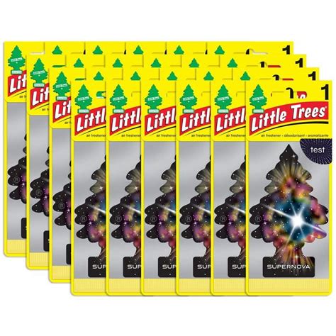 Little Trees Supernova Auto Air Freshener Pack for Car and Home - 24