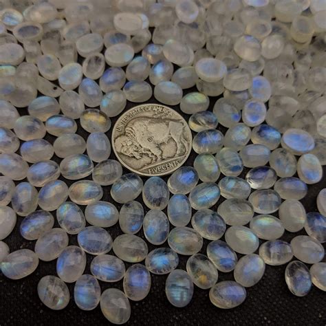 Moonstone Oval Cabochons 6x8mm — Zandysjewelrysupply