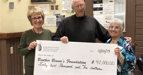 Brother Bennos Auxiliary Presents Annual Donation To Foundation The
