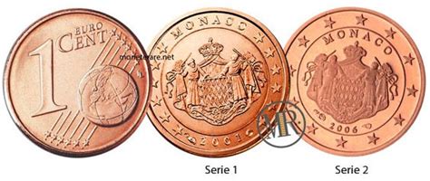 Monaco Euro Coins Monégasque Coins Of Principality Of Monaco