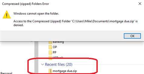 Unable To Access Zip Folder Created By Steps Recorder In Windows 10