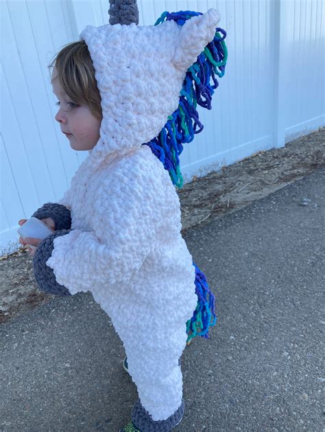 The Baby Unicorn Costume Pdf Crochet Pattern By Ila Quinn Etsy