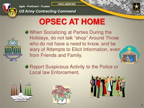 Army Contracting Holiday Opsec Awareness