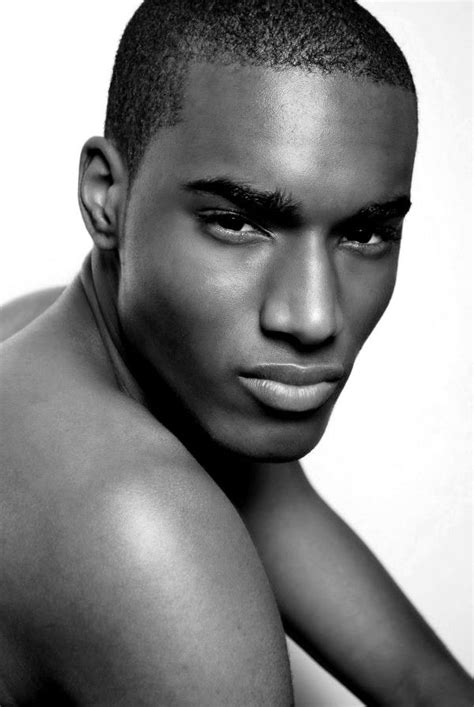Male Fashion Model Corey Baptiste Corrective Makeup Male Makeup Black Male Models