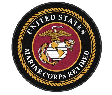 Us Marine Corps Retired Logo Rug Rug Rats