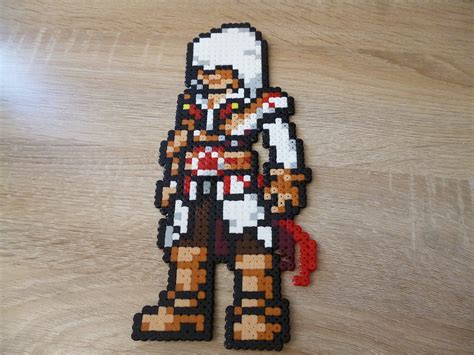 Sprite Assassin S Creed Ezio Hama Beads Pixel Art Hama
