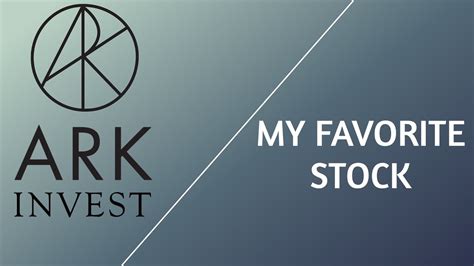 Ark Invest Etf My Favorite Stock Arkk Youtube