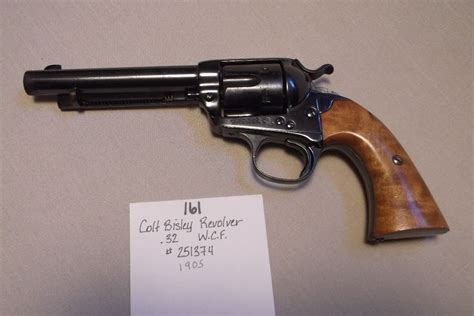 Colt Bisley Revolver 32 Wcf 251374 1905