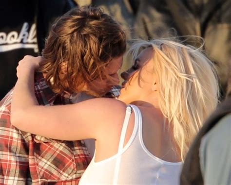 Britney Spears Kisses Model On The Set Of Music Video Lainey Gossip Entertainment Update