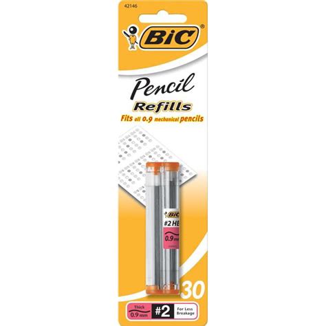 Bic Corporation L930p1 09 Mm Pencil Lead Refill Gray