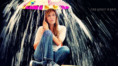 1920x1080 Rain Situation Girl Umbrella Coolwallpapersme