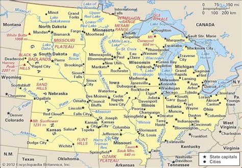 Middle West Region United States