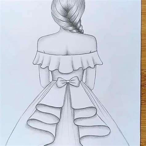 Beautiful Pencil Sketch Of Girl Drawing Art Drawings Girl Pencil