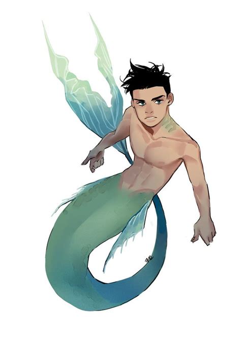 Damian Wayne Ft The Lil Mermaid Mermaid Drawings Mermaid Art