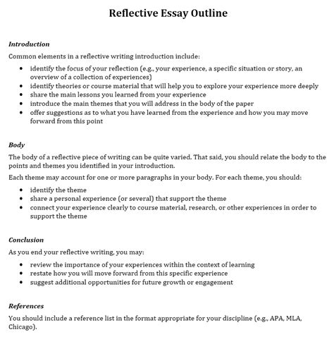 So, here is what you need to do next: How to Write a Reflective Essay - Examples by Australian ...