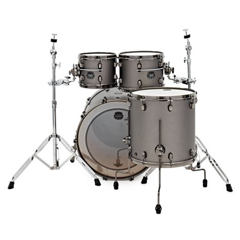 Mapex Saturn Evolution Maplewalnut 22 4pc Gun Metal Grey Gear4music