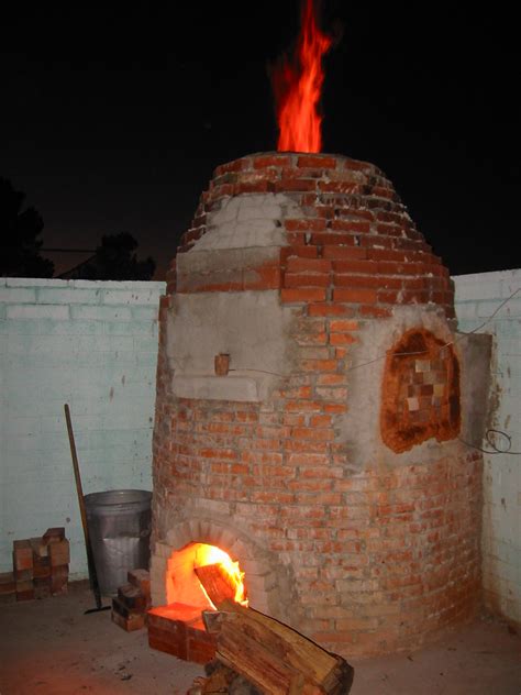 The Kiln Firing During The Night Ancient Greek Kiln Project