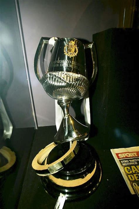 Copa Del Rey Trophy Smashed