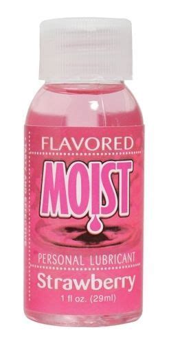 Personal Lube Water Based Edible Flavored Moist Strawberry Flavor