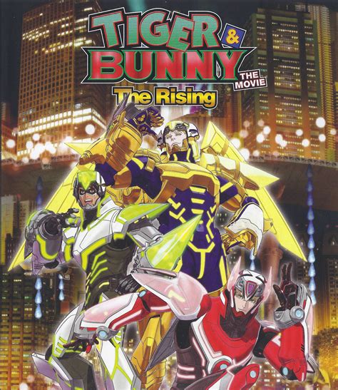Tiger And Bunny Tiger And Bunny The Rising Blu Ray Cover Minitokyo