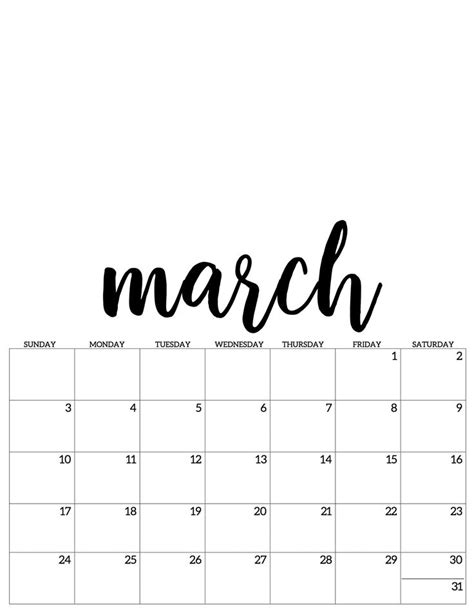 March März Kalender Calendar 2019 Kalender Design 2019 Kalender
