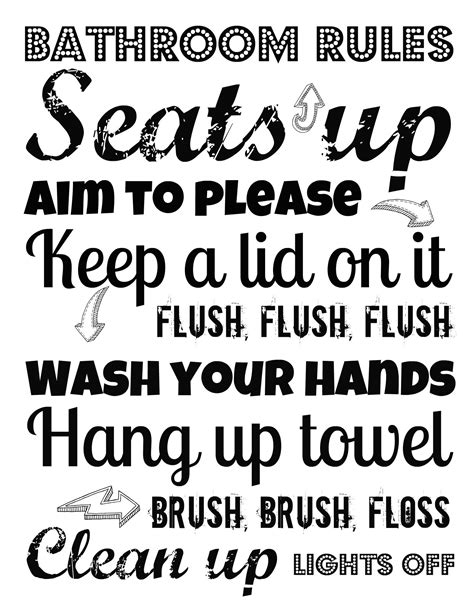 Free printable bathroom wall art for kids by scriptiva paper studio. Free Printable Do Not Flush Signs | Free Printable