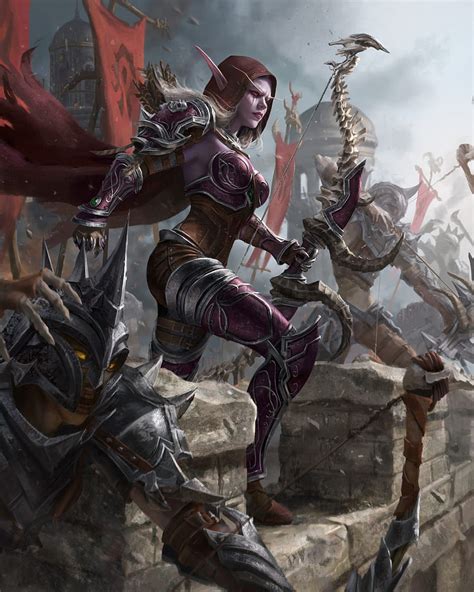 Lady Sylvanas Mundo De Warcraft Tormenta De Nieve Sylvanas Windrunner Batalla Por Azeroth
