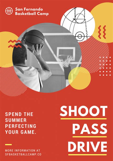 Circles And Patterns Basketball Poster 662x936png 662×936 Simple