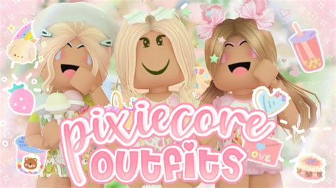 Aesthetic Roblox Pixiecore Outfits With Codes Floraliiq Youtube