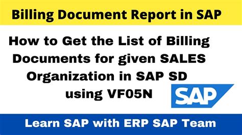 Vf05n List Of Billing Document In Sap Ii Billing Document Report In A