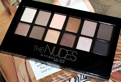 Maybelline The Nudes Palette Review Swatches And Give Away