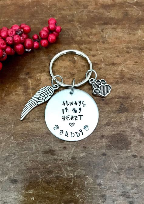 Find angel cat from a vast selection of pet memorials. Pet Loss Gifts Personalized Pet Memorial Keychain, Dog Cat ...