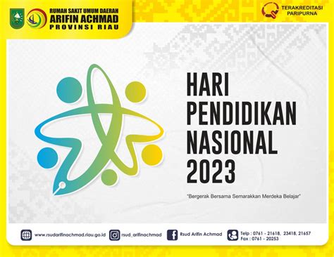 Rsud Arifin Achmad Provinsi Riau Mengucapkan Selamat Hari Pendidikan