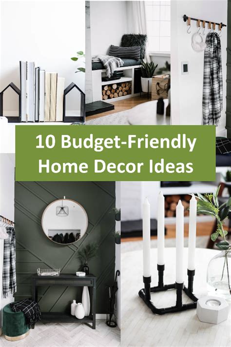 10 Budget Friendly Home Decor Ideas