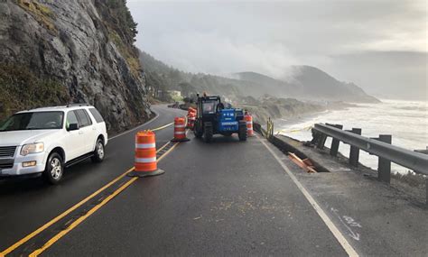 Us Highway 101 Between Yachats And Florence Closes Wednesday 7 Am