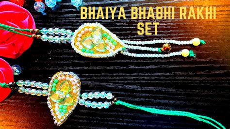Bhaiya Bhabhi Rakhi Set Easy Rakhi Making At Home Rakhi Idea DIY Best