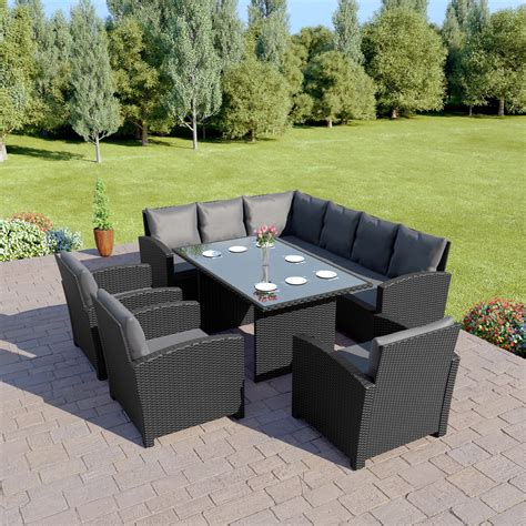 Norfolk leisure wroxham 4 seat dining set £ 1,099.00 norfolk leisure wroxham lounge set £ 949.00 kettler cora 6 seat cora rope dining set £ 1,649.00 9 seater garden furniture rattan corner arm-chair dining ...