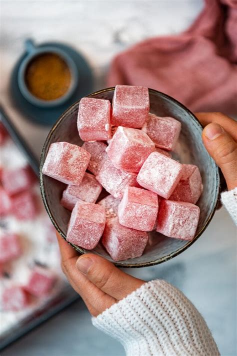 Turkish Delight Recipe In Two Ways Homemade Lokum Give Recipe