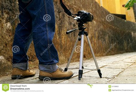 The Photographer At Work Stock Image Image Of Lens Kochi 51136853