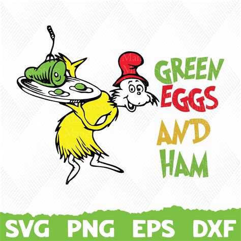 green eggs and ham dr seuss svg dr seuss cat in the hat sv inspire uplift