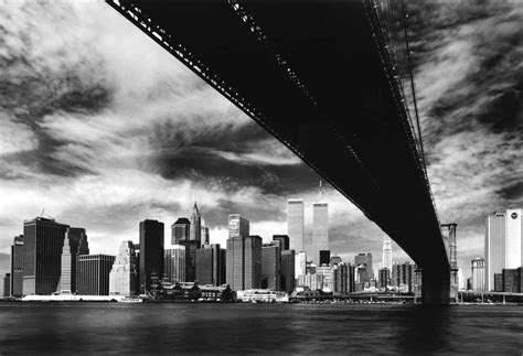 New York Brooklyn Bridge And Twin Towers Fotogalerie