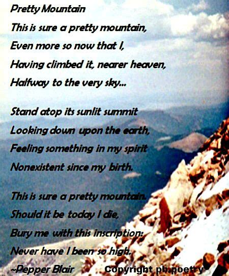 Mountain Poems