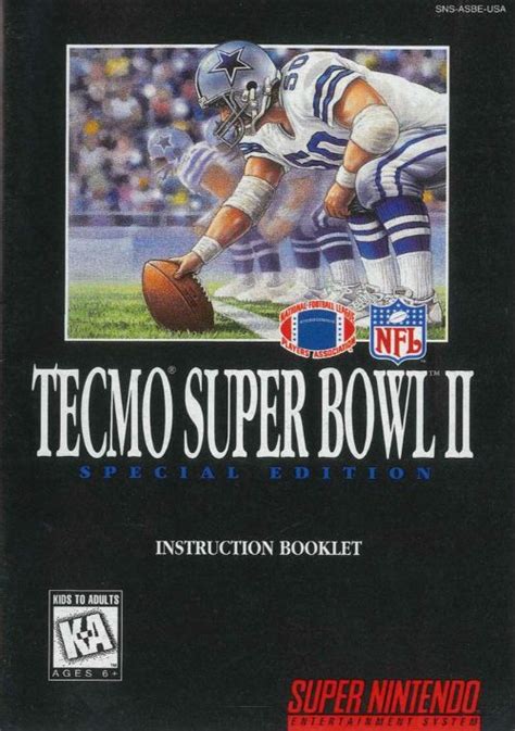 Tecmo Super Bowl Ii Special Edition Rom Download Super Nintendosnes