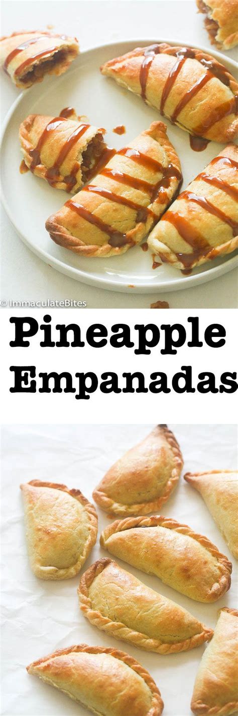 Warning These Pineapple Empanadas Topped With Caramel Or Cinnamon