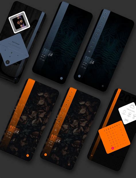 android setup: stylish klwp | Android design, Android app ...